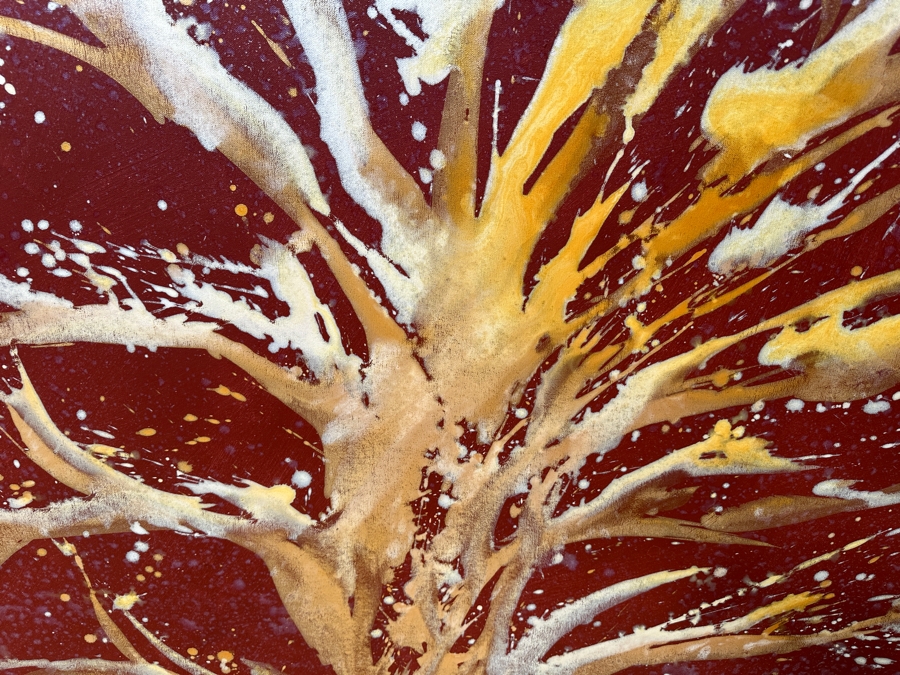 Gerrit Greve (1948-2024, Cardiff by the Sea, CA) Original Acrylic Painting On Canvas Untitled And Unsigned 72' X 48' Estimate $3,500 - $4,300 [Photo 3]