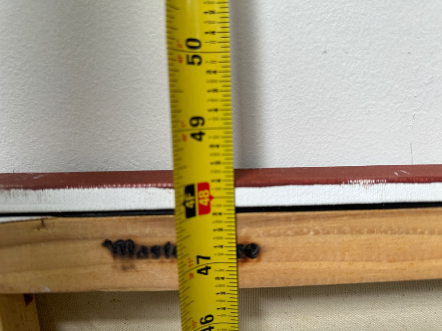 Gerrit Greve (1948-2024, Cardiff by the Sea, CA) Original Acrylic Painting On Canvas Untitled And Unsigned 72' X 48' Estimate $3,500 - $4,300 [Photo 8]