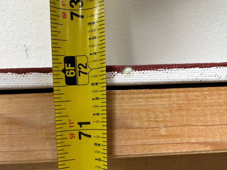 Gerrit Greve (1948-2024, Cardiff by the Sea, CA) Original Acrylic Painting On Canvas Titled 'Journey 134' Signed Verso Dated 2007 48' X 72' Estimate $3,500 - $4,300 [Photo 10]