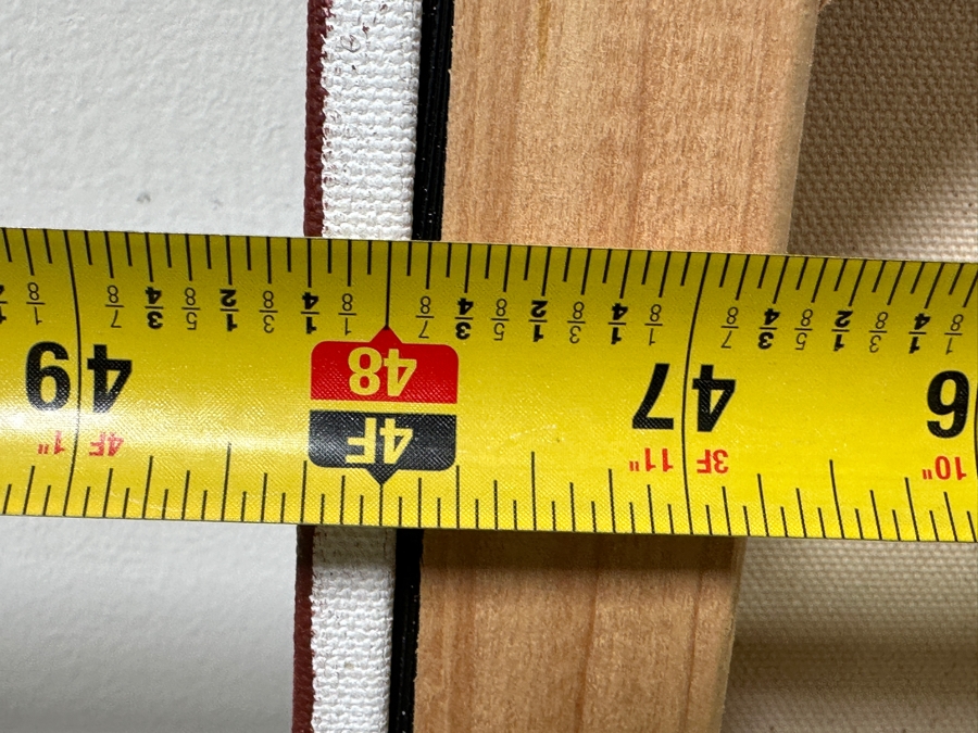 Gerrit Greve (1948-2024, Cardiff by the Sea, CA) Original Acrylic Painting On Canvas Titled 'Journey 134' Signed Verso Dated 2007 48' X 72' Estimate $3,500 - $4,300 [Photo 9]