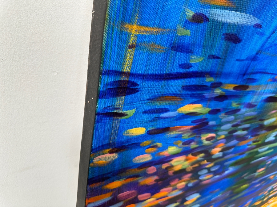 Gerrit Greve (1948-2024, Cardiff by the Sea, CA) Original Acrylic Painting On Canvas Untitled Signed Verso Dated 2012 72' X 48' Estimate $3,500 - $4,300 [Photo 5]