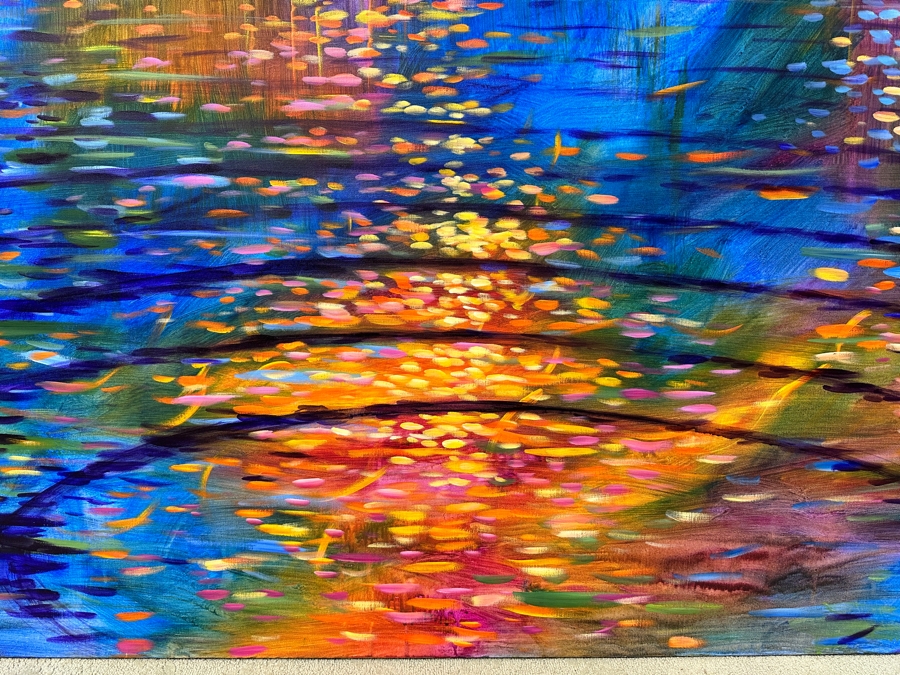 Gerrit Greve (1948-2024, Cardiff by the Sea, CA) Original Acrylic Painting On Canvas Untitled Signed Verso Dated 2012 72' X 48' Estimate $3,500 - $4,300 [Photo 2]