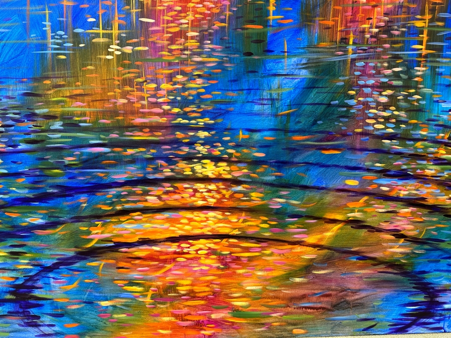 Gerrit Greve (1948-2024, Cardiff by the Sea, CA) Original Acrylic Painting On Canvas Untitled Signed Verso Dated 2012 72' X 48' Estimate $3,500 - $4,300 [Photo 4]