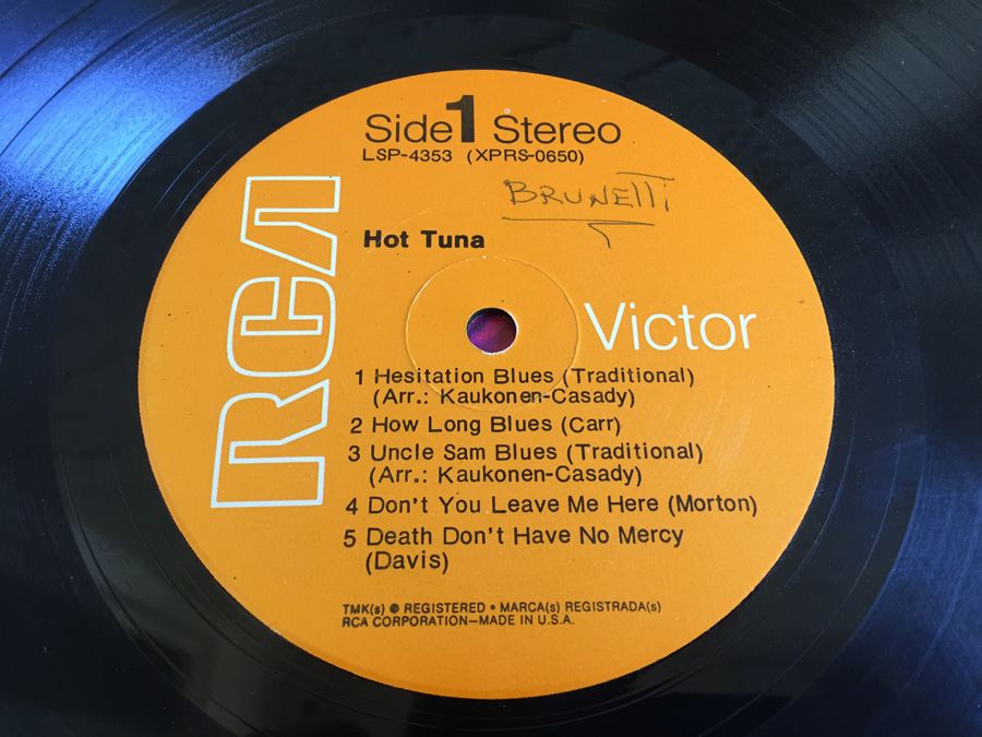 Hot Tuna ‎- Hot Tuna - RCA Victor ‎- LSP-4353 [Photo 4]