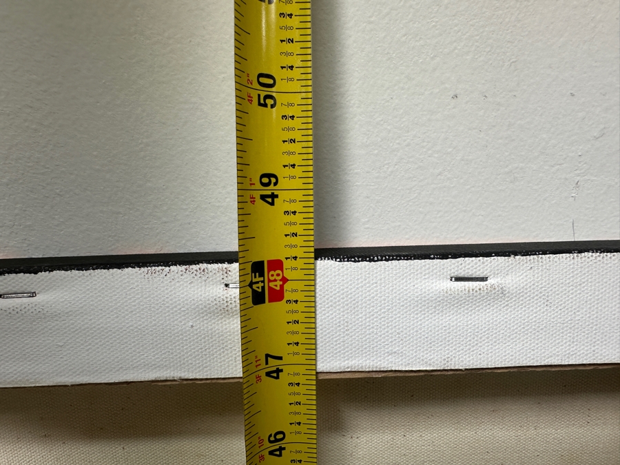 Gerrit Greve (1948-2024, Cardiff by the Sea, CA) Original Acrylic Painting On Canvas Titled 'Winter Reeds 4' Signed Verso Dated 2015 72' X 48' Estimate $3,500 - $4,300 [Photo 11]