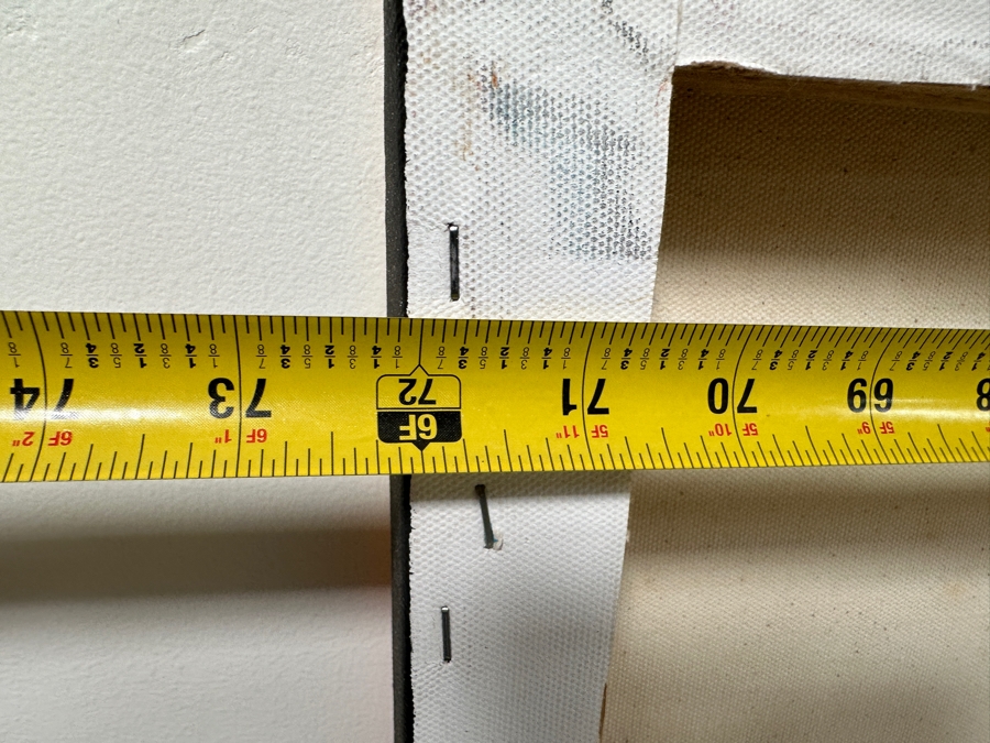 Gerrit Greve (1948-2024, Cardiff by the Sea, CA) Original Acrylic Painting On Canvas Titled 'Winter Reeds 4' Signed Verso Dated 2015 72' X 48' Estimate $3,500 - $4,300 [Photo 10]