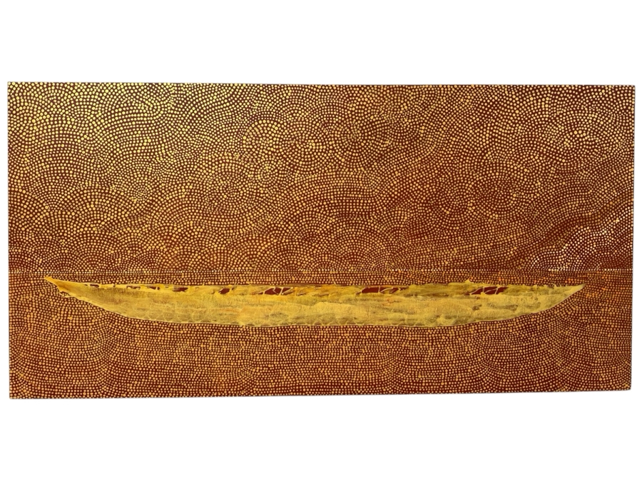 Gerrit Greve (1948-2024, Cardiff by the Sea, CA) Original Acrylic Painting On Canvas Untitled Unsigned 72' X 36' Estimate $2,500 - $3,200