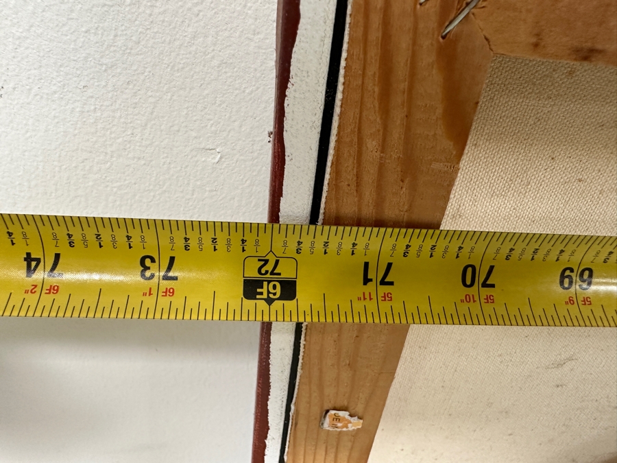 Gerrit Greve (1948-2024, Cardiff by the Sea, CA) Original Acrylic Painting On Canvas Untitled Unsigned 72' X 36' Estimate $2,500 - $3,200 [Photo 5]