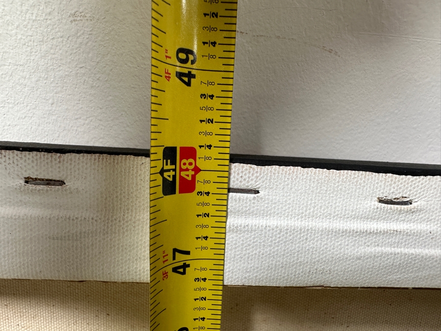 Gerrit Greve (1948-2024, Cardiff by the Sea, CA) Original Acrylic Diptych Painting On Canvas Titled 'New Symphony' Signed Verso 72' X 48' Estimate $3,500 - $4,300 [Photo 9]