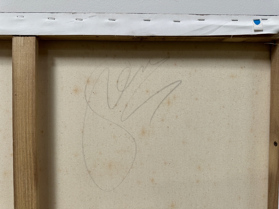 Gerrit Greve (1948-2024, Cardiff by the Sea, CA) Original Acrylic Diptych Painting On Canvas Untitled Signed Verso 72' X 48' Estimate $3,500 - $4,300 [Photo 6]