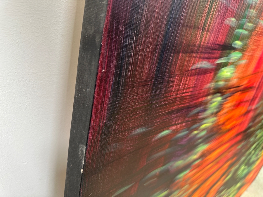 Gerrit Greve (1948-2024, Cardiff by the Sea, CA) Original Acrylic Diptych Painting On Canvas Untitled Signed Verso 72' X 48' Estimate $3,500 - $4,300 [Photo 4]