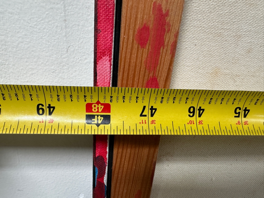 Gerrit Greve (1948-2024, Cardiff by the Sea, CA) Original Acrylic Mixed-Media Sand Painting On Canvas Titled 'Perfect 36' Signed Verso Dated 2000 48' X 48' Estimate $2,300 - $2,900 [Photo 8]