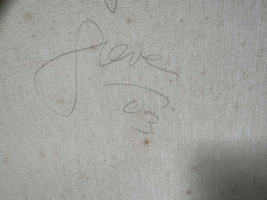 Gerrit Greve (1948-2024, Cardiff by the Sea, CA) Original Acrylic Painting On Canvas Abstract Color Field In Manner Of Mark Rothko Signed Verso Dated 2003 48' X 48' Estimate $2,300 - $2,900 [Photo 9]