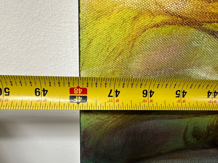 Gerrit Greve (1948-2024, Cardiff by the Sea, CA) Original Acrylic Painting On Canvas Untitled Unsigned 48' X 48' Estimate $2,300 - $2,900 [Photo 6]