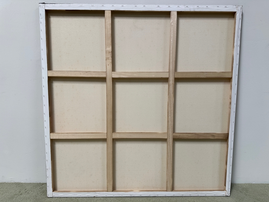 Gerrit Greve (1948-2024, Cardiff by the Sea, CA) Original Acrylic Painting On Canvas Untitled Unsigned 48' X 48' Estimate $2,300 - $2,900 [Photo 5]