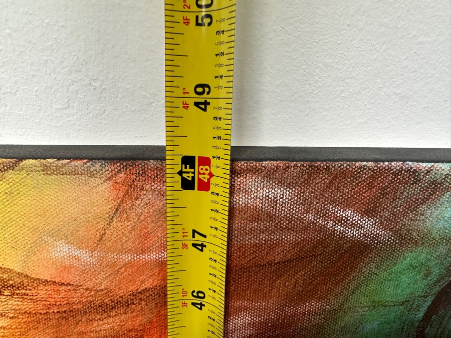 Gerrit Greve (1948-2024, Cardiff by the Sea, CA) Original Acrylic Painting On Canvas Untitled Unsigned 48' X 48' Estimate $2,300 - $2,900 [Photo 7]