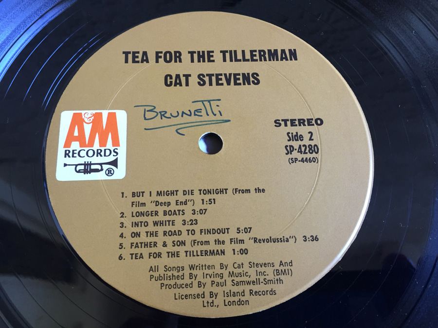 Cat Stevens ‎- Tea For The Tillerman - A&M Records ‎- SP-4280 [Photo 6]