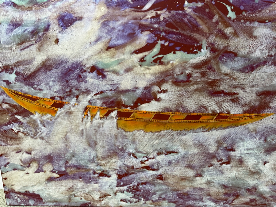 Gerrit Greve (1948-2024, Cardiff by the Sea, CA) Original Acrylic Painting On Canvas Untitled Signed Verso Dated 2008 48' X 48' Estimate $2,300 - $2,900 [Photo 2]