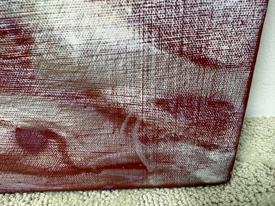 Gerrit Greve (1948-2024, Cardiff by the Sea, CA) Original Acrylic Painting On Canvas Untitled Signed Verso Dated 2008 48' X 48' Estimate $2,300 - $2,900 [Photo 6]