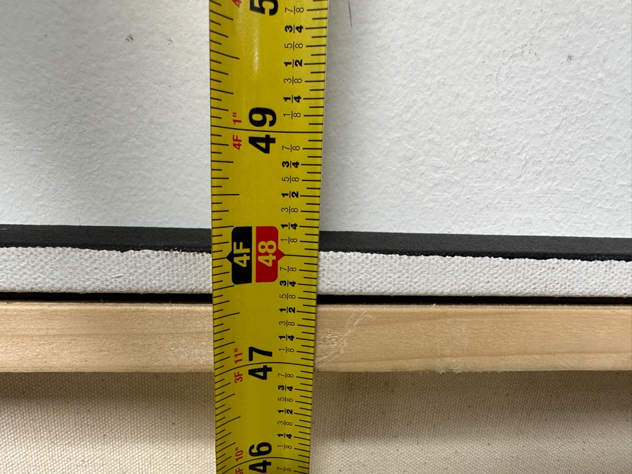 Gerrit Greve (1948-2024, Cardiff by the Sea, CA) Original Acrylic Painting On Canvas Raging Ocean Waves Signed Verso Dated 2013 72' X 48' Estimate $3,500 - $4,300 Retails $6,900 [Photo 9]