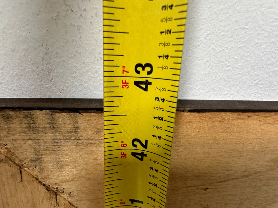 Gerrit Greve (1948-2024, Cardiff by the Sea, CA) Original Acrylic Painting On Canvas Titled 'No More Conversation' With Custom Matching Frame Signed Verso Dated 1994 40' X 36' Framed 46.5 X 42.5 Estimate $2,000 - $2,300 [Photo 16]