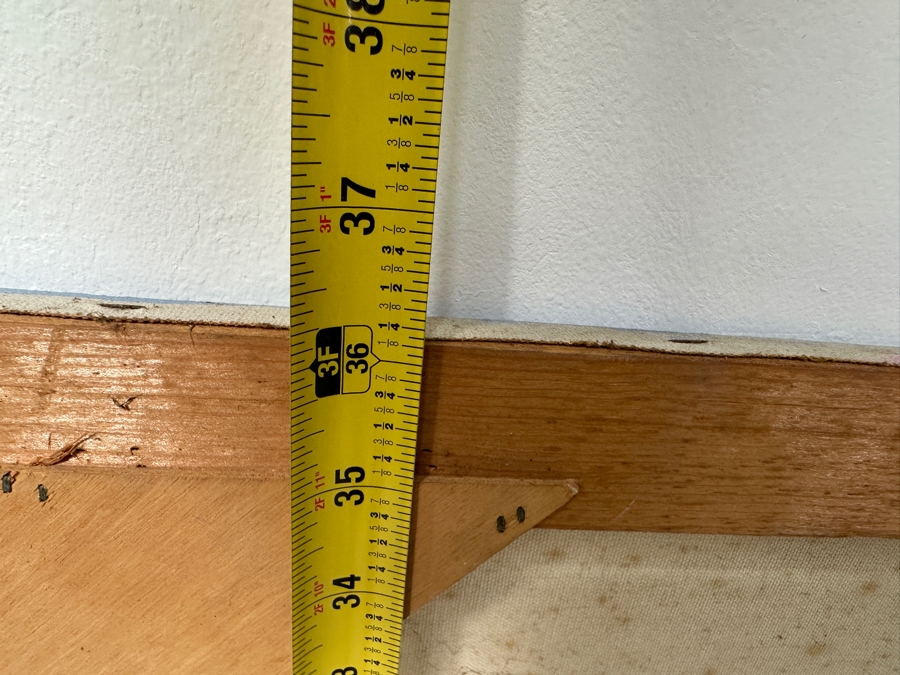 Gerrit Greve (1948-2024, Cardiff by the Sea, CA) Original Acrylic Painting On Canvas Titled 'The Witness' Signed Lower Right 48' X 36' Estimate $1,700 - $2,200 [Photo 13]