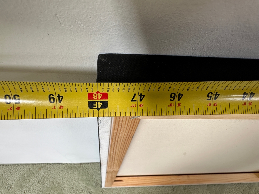 Gerrit Greve (1948-2024, Cardiff by the Sea, CA) Original Acrylic Painting On Canvas Titled 'Wild Waters' Signed Lower Right And Verso Dated 2019 48' X 24' Estimate $1,200 - $1,400 [Photo 7]