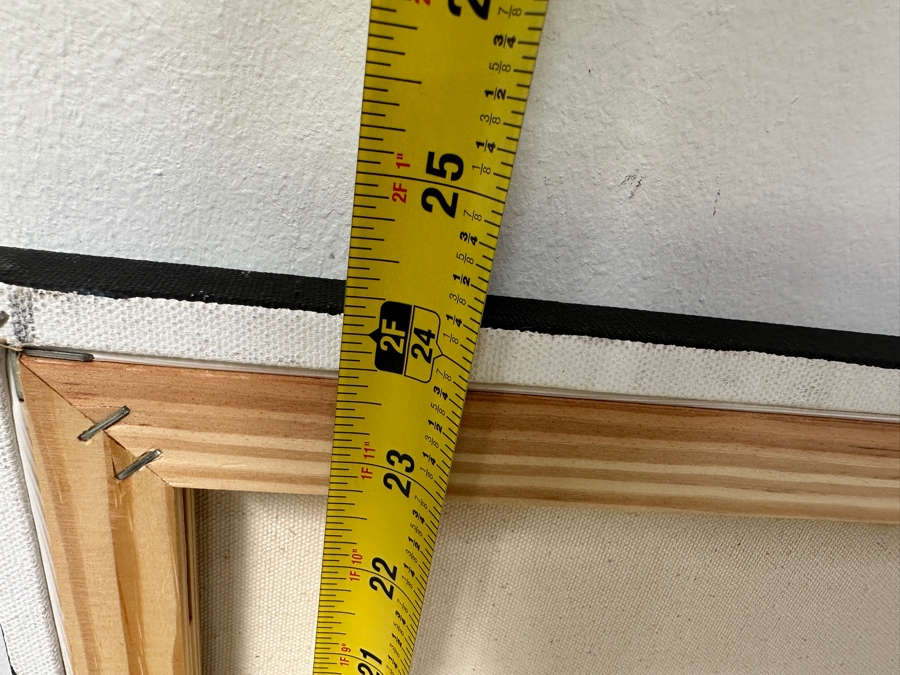 Gerrit Greve (1948-2024, Cardiff by the Sea, CA) Original Acrylic Painting On Canvas Titled 'Creek Reeds 06' Signed Lower Right And Verso Dated 2014 48' X 24' Estimate $1,200 - $1,400 [Photo 10]