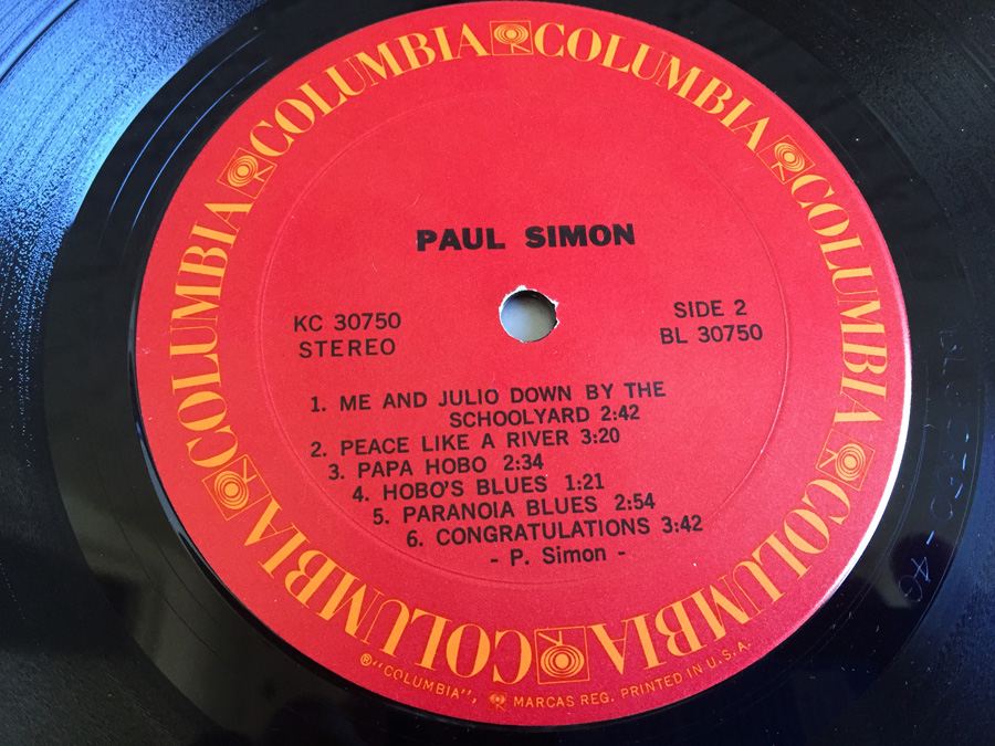 Paul Simon ‎- Paul Simon - Columbia ‎- KC 30750 [Photo 6]