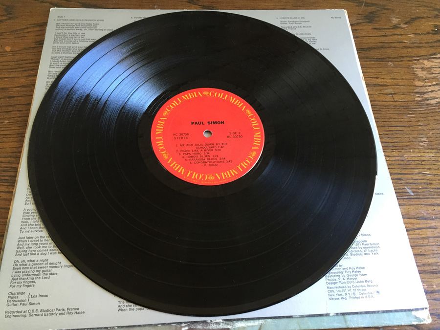 Paul Simon ‎- Paul Simon - Columbia ‎- KC 30750 [Photo 5]