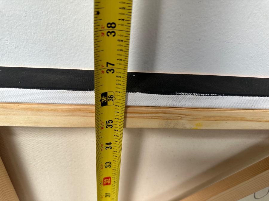 Gerrit Greve (1948-2024, Cardiff by the Sea, CA) Original Acrylic Painting On Canvas Abstract Color Field In Manner Of Mark Rothko Titled '#824' Signed Verso Dated 2019 36' X 36' Estimate $1,300 - $1,600 [Photo 8]