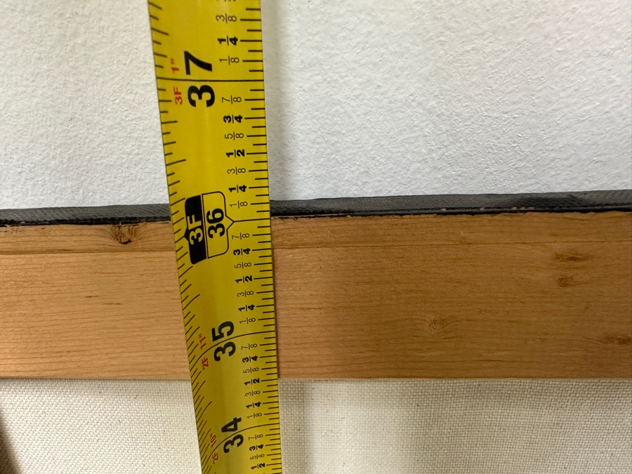 Gerrit Greve (1948-2024, Cardiff by the Sea, CA) Original Acrylic Diptych Painting On Canvas Titled 'Lagoon Edge' Signed Lower Left And Lower Right 72' X 36' Estimate $2,600 - $3,200 [Photo 11]