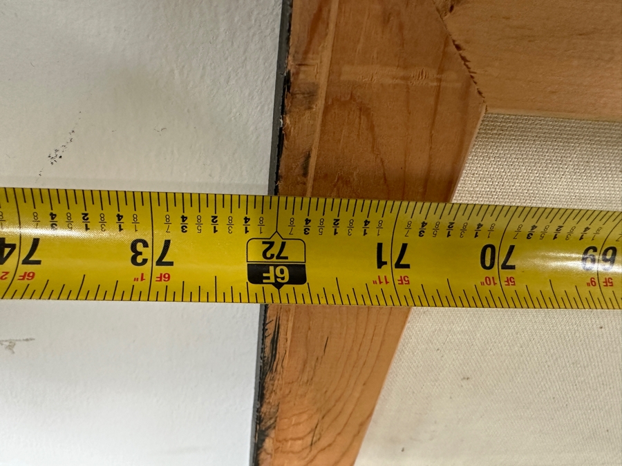 Gerrit Greve (1948-2024, Cardiff by the Sea, CA) Original Acrylic Diptych Painting On Canvas Titled 'Lagoon Edge' Signed Lower Left And Lower Right 72' X 36' Estimate $2,600 - $3,200 [Photo 10]