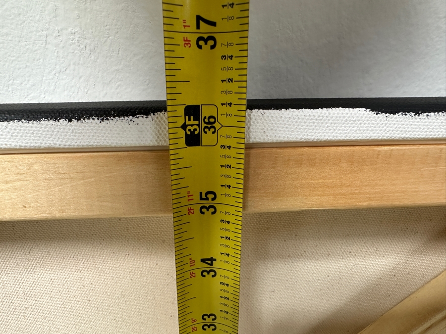 Gerrit Greve (1948-2024, Cardiff by the Sea, CA) Original Acrylic Painting On Canvas Titled 'Healthy Heart' Signed Verso Dated 2019 36' X 36' Estimate $1,300 - $1,600 [Photo 8]