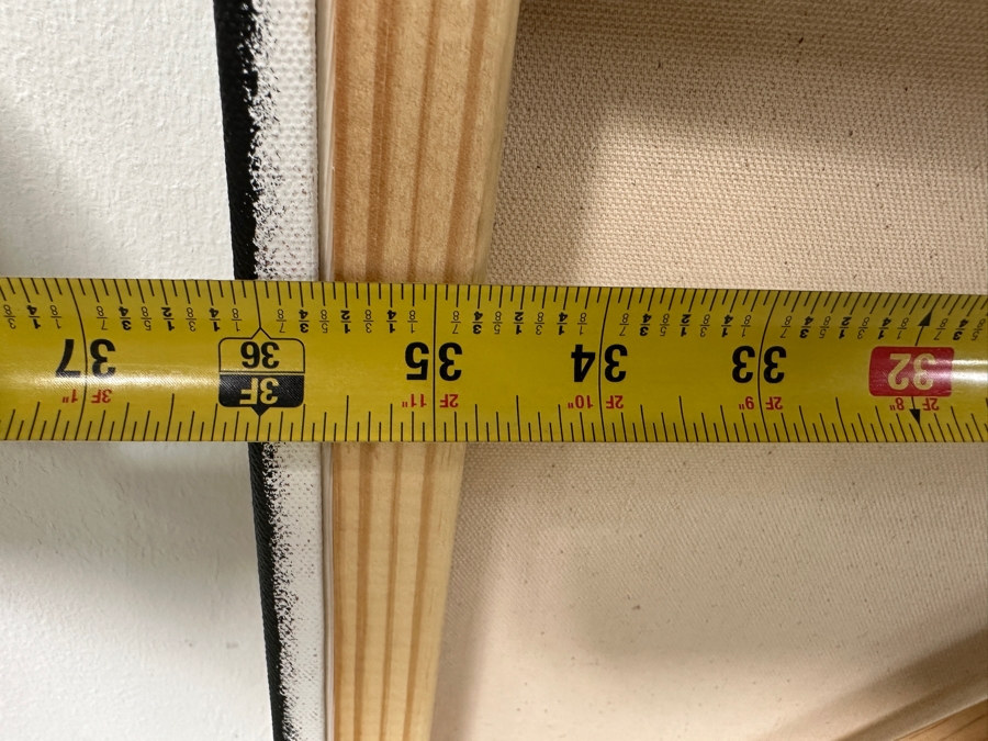 Gerrit Greve (1948-2024, Cardiff by the Sea, CA) Original Acrylic Painting On Canvas Titled 'Healthy Heart' Signed Verso Dated 2019 36' X 36' Estimate $1,300 - $1,600 [Photo 7]