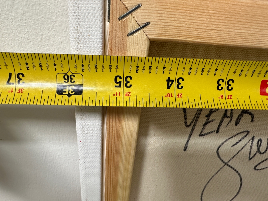 Gerrit Greve (1948-2024, Cardiff by the Sea, CA) Original Acrylic Painting On Canvas Untitled Signed Verso Dated 2021 36' X 36' Estimate $1,300 - $1,600 [Photo 7]