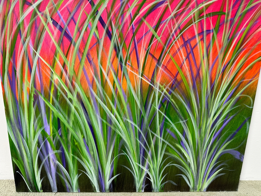 Gerrit Greve (1948-2024, Cardiff by the Sea, CA) Original Acrylic Painting On Canvas Untitled Signed Verso Dated 2021 36' X 36' Estimate $1,300 - $1,600 [Photo 2]