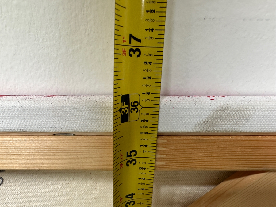 Gerrit Greve (1948-2024, Cardiff by the Sea, CA) Original Acrylic Painting On Canvas Untitled Signed Verso Dated 2021 36' X 36' Estimate $1,300 - $1,600 [Photo 8]