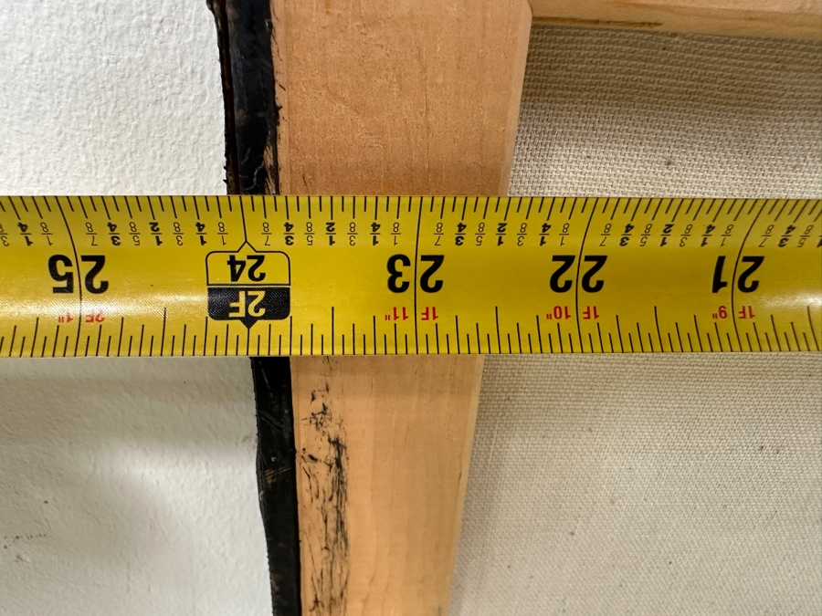 Gerrit Greve (1948-2024, Cardiff by the Sea, CA) Original Acrylic Mixed Media Sand Painting On Canvas '1993 San Diego Music Awards' Signed Verso 24' x 30' Estimate $700 - $900 [Photo 10]