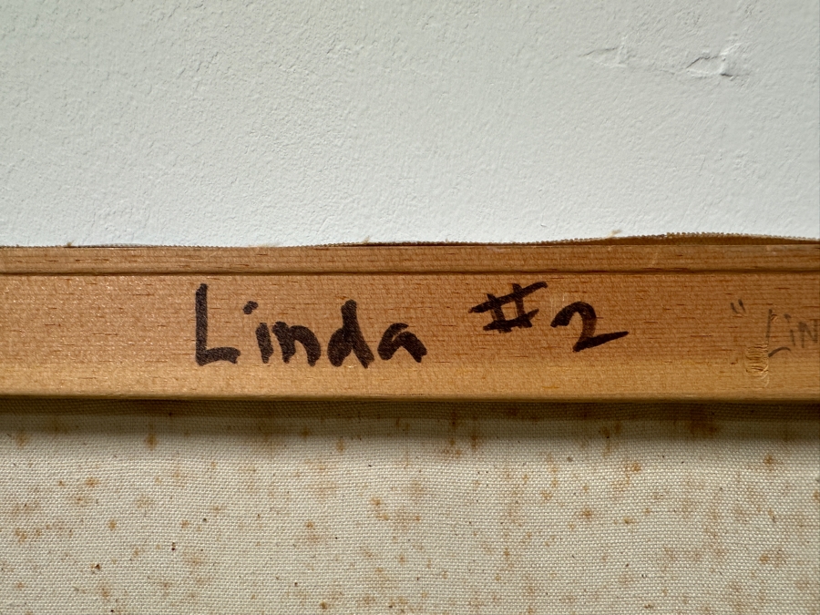 Gerrit Greve (1948-2024, Cardiff by the Sea, CA) Original Acrylic Painting On Canvas Titled “Linda #2” Signed Bottom Left 30” X 36' Estimate $1,100 - $1,350 [Photo 8]