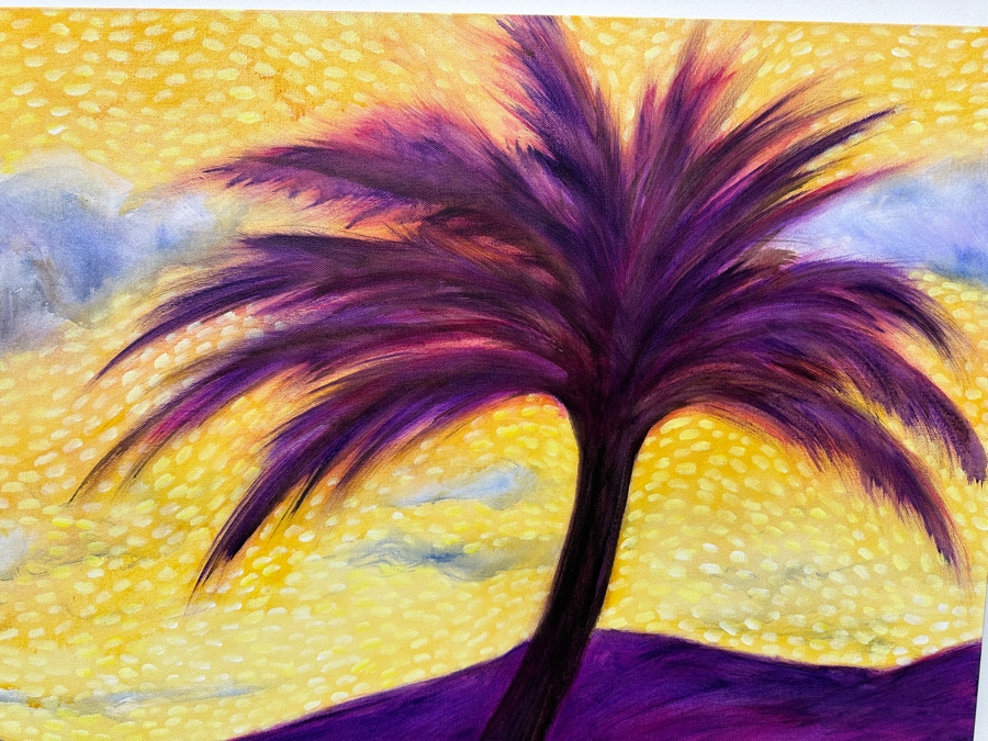 Gerrit Greve (1948-2024, Cardiff by the Sea, CA) Original Acrylic Painting On Canvas Titled “Mindscape #174” Signed Bottom Left and Verso Dated 7-11-2021 36” X 36' Estimate $1,300 - $1,600 [Photo 2]