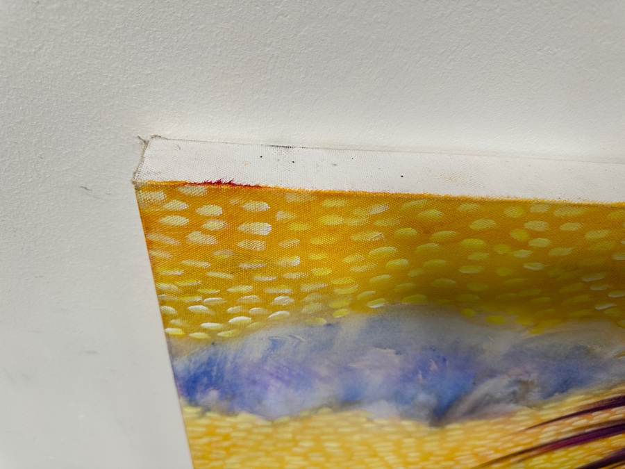 Gerrit Greve (1948-2024, Cardiff by the Sea, CA) Original Acrylic Painting On Canvas Titled “Mindscape #174” Signed Bottom Left and Verso Dated 7-11-2021 36” X 36' Estimate $1,300 - $1,600 [Photo 5]