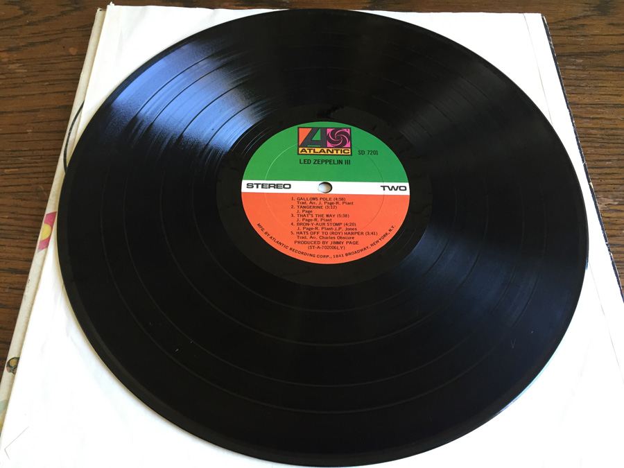 Led Zeppelin ‎- Led Zeppelin III - Atlantic ‎- SD 7201 [Photo 6]