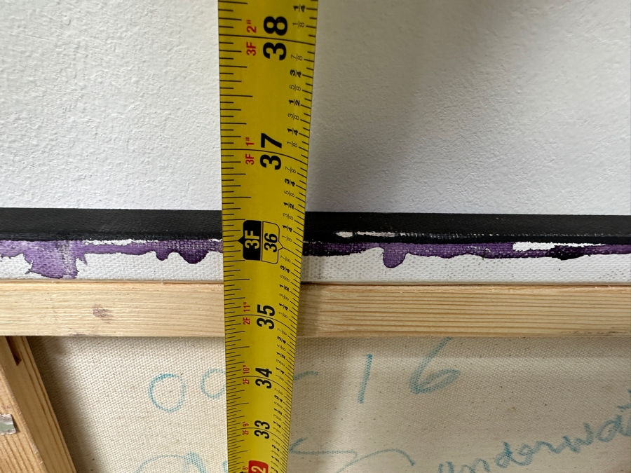 Gerrit Greve (1948-2024, Cardiff by the Sea, CA) Original Acrylic Painting On Canvas Titled “Underwater 09-16” Signed Verso Dated 2020 36” X 36' Estimate $1,300 - $1,600 [Photo 8]