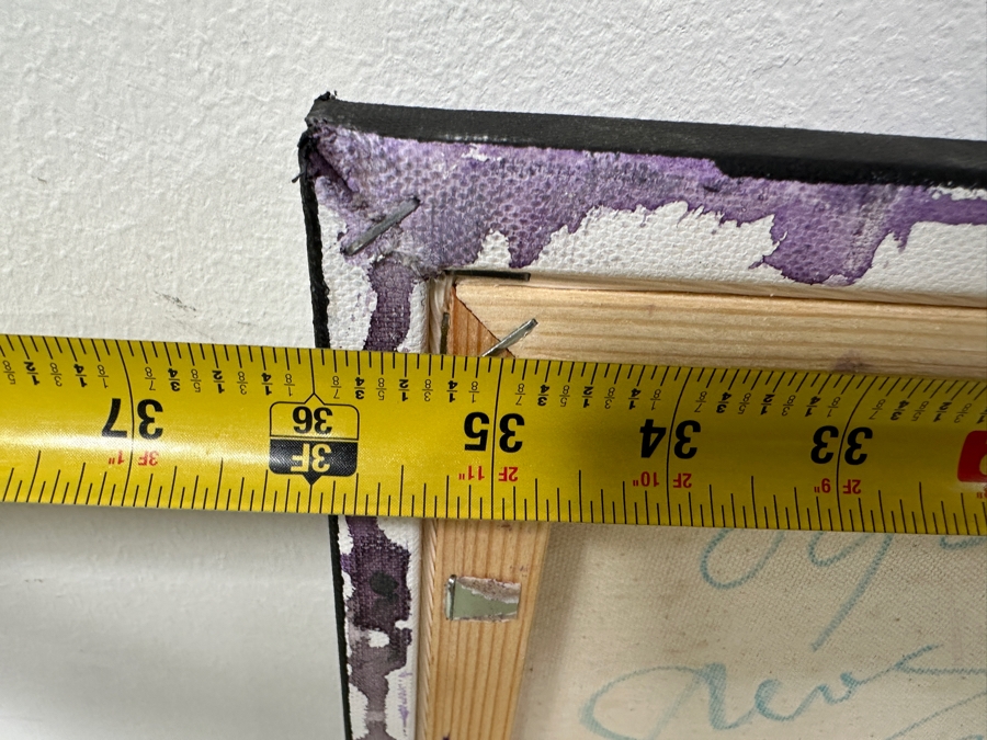 Gerrit Greve (1948-2024, Cardiff by the Sea, CA) Original Acrylic Painting On Canvas Titled “Underwater 09-16” Signed Verso Dated 2020 36” X 36' Estimate $1,300 - $1,600 [Photo 7]