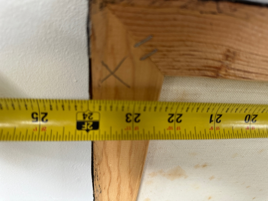 Gerrit Greve (1948-2024, Cardiff by the Sea, CA) Original Acrylic Drip Painting On Canvas Titled “Star Dollar” Signed Bottom Right 24” X 36' Estimate $900 - $1,100 [Photo 8]