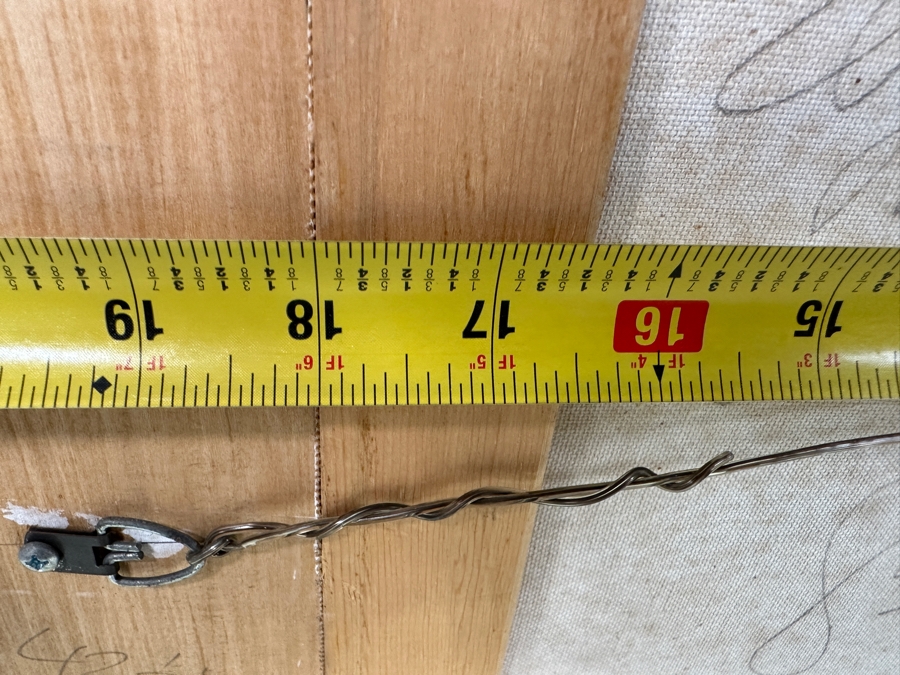 Gerrit Greve (1948-2024, Cardiff by the Sea, CA) Original Acrylic Painting On Canvas Titled “Elegy #48: The Dream” with Custom Matching Frame Signed Bottom Right Dated 1994 18” X 36” Framed: 24” x 42.5” Estimate $650 - $800 [Photo 11]