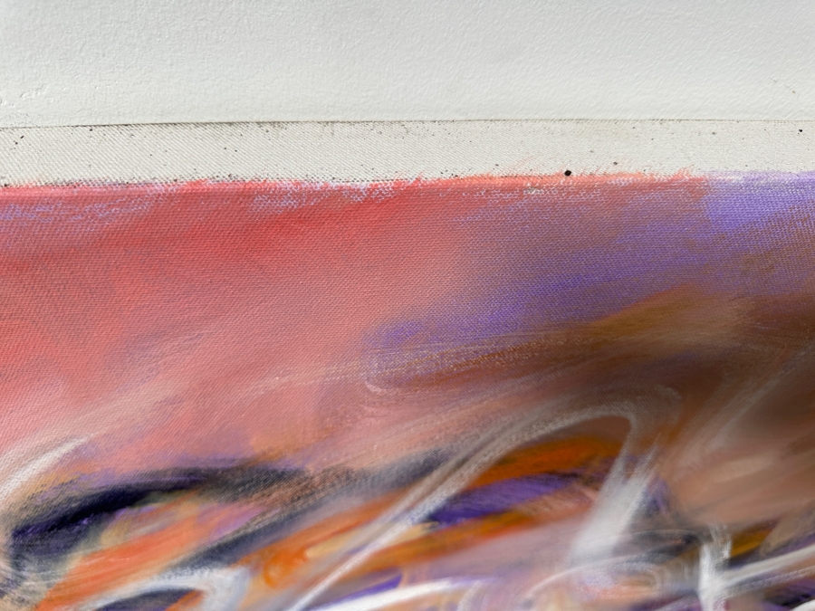 Gerrit Greve (1948-2024, Cardiff by the Sea, CA) Original Acrylic Painting On Canvas Signed Bottom Left 48” X 48” Estimate $2,300 - $2,900 [Photo 5]