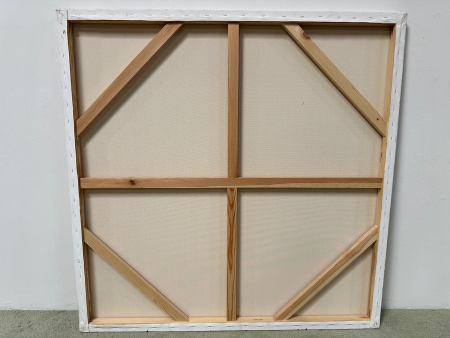 Gerrit Greve (1948-2024, Cardiff by the Sea, CA) Original Acrylic Painting On Canvas Signed Bottom Left 48” X 48” Estimate $2,300 - $2,900 [Photo 6]