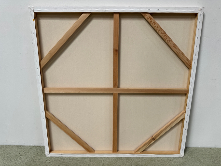 Gerrit Greve (1948-2024, Cardiff by the Sea, CA) Original Acrylic Painting On Canvas Signed Bottom Left 48” X 48” Estimate $2,300 - $2,900 [Photo 5]